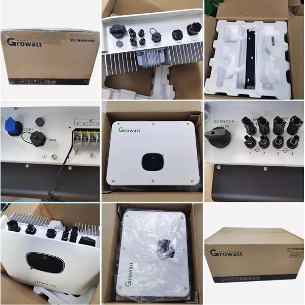 Growatt MID 25-40KTL3-X 30kW 40kW Solar Inverters Hybrid 5 Easy to Install Weight 29.5KG
