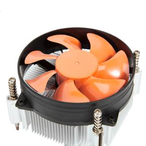 radiador refrigerando do processador central do fã alaranjado da lâmina 7pcs