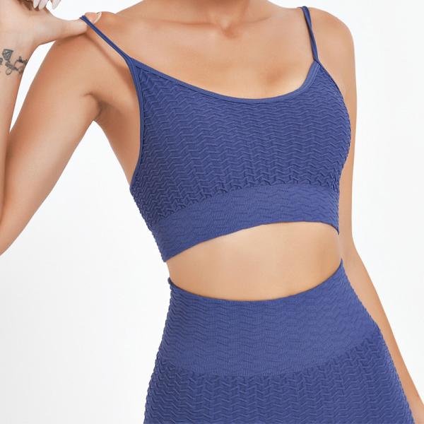 Oem Factory Manufacturer Custom Logo Ladies Sports Bras Gym Workout Seamless Ribbed Bralette