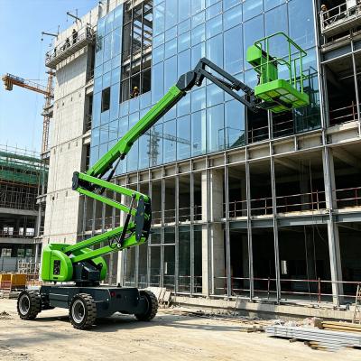 Hydraulic Telescoping Boom Lift Articulated Cherry Picker 12V