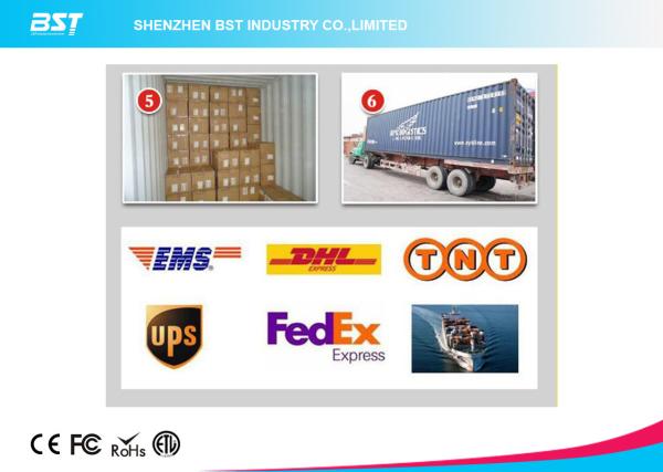 Synchronous control  P5 SMD 1/8 scan high brightness Indoor  Advertising LED Display Screen