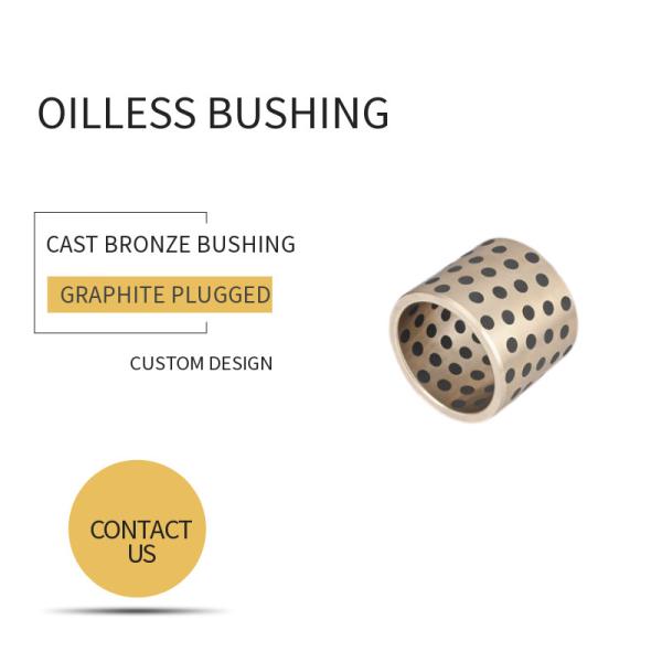 Custom Machined Self Lubricating Plain Bearing / Cast Bronze Bushings