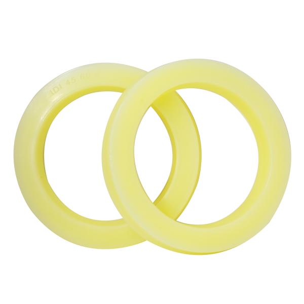 Yellow Hydraulic Rod Seal IDI ISI 45 X 65 X 12mm Hydraulic Cylinder Piston Seal Types Creamy