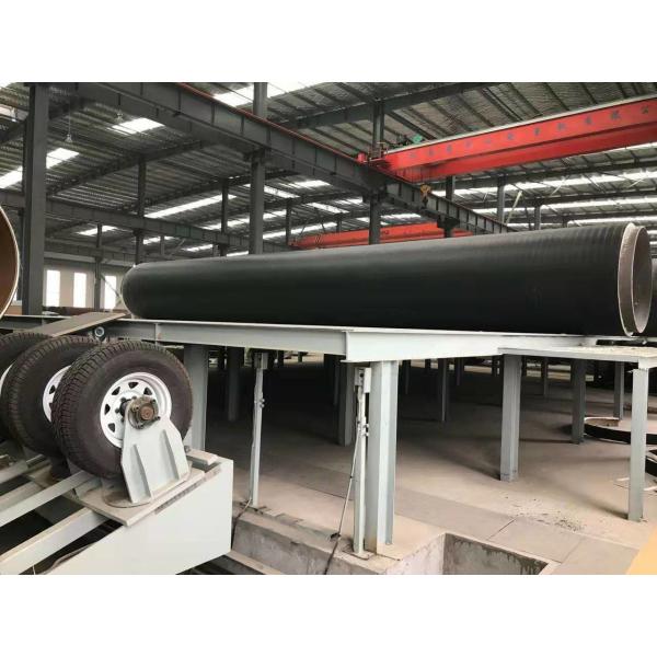508-1620mm PUR Foam Spray & PE Wrapping Insulated Steel Pipe Production Line