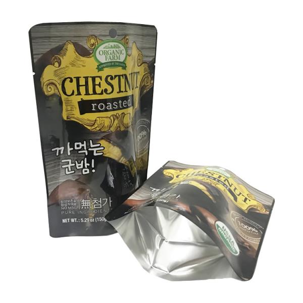 Chestnuts Packing Pouch Stand Up High Temerature Pouch 121-135 Degree Hot Cooking Pot