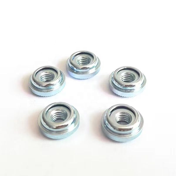 Steel Material Self Locking Clinch Nuts Zinc Plated Floating Nut Earthquake Resistance