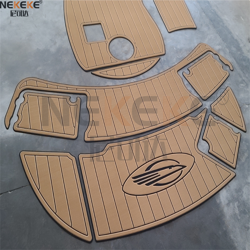 Chaparral Sunesta 274 2005 Swim Step Cockpit EVA Faux Teak Deck Mat Marine Flooring Pad