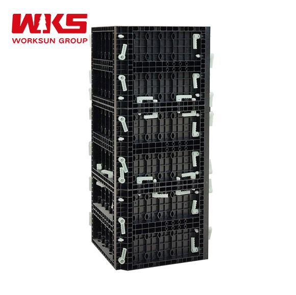 1220x2440mm Modular Plastic Formwork Versatile Modular Concrete Formwork For Foundation And Column Molding