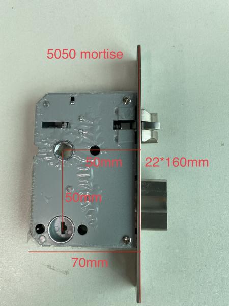 Corpo de fechadura de porta inteligente de aço inoxidável para banheiro Acessórios de portas deslizantes de madeira Parafusos