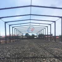 Estructura de acero PEB portátil Fácil montaje / desmontaje Construcción de acero sostenible