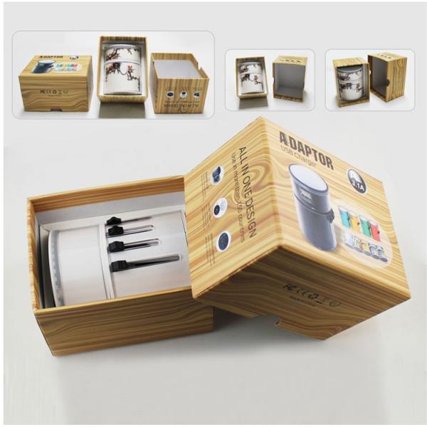 Multi Plug Travel Power Adapter / Mobile Phone Accessories 2 USB Ports