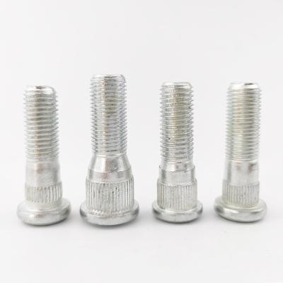 White Zinc Plated Car Stud Bolt 10.9 Grade Silvery For Replace