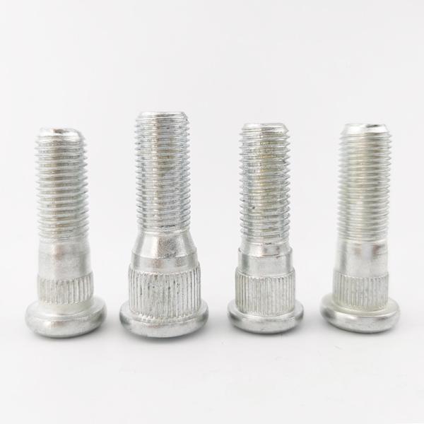 White Zinc Plated Car Stud Bolt 10.9 Grade Silvery For Replace