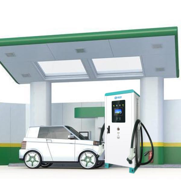 All In One 120kw EV Charger Floor Mounted With 7