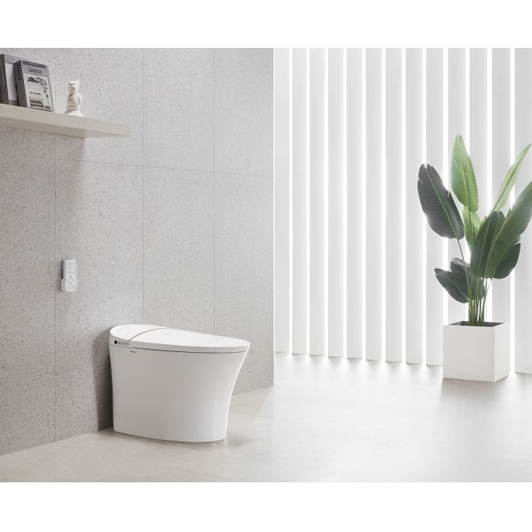 Arrow Remote Control Modern Ceramic Smart Toilet Bidet with Concealed Tank for Bathroom