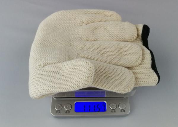 As luvas resistentes ao calor industriais do forno com dedos ateiam fogo - aos materiais resistentes 100g da fibra de Aramid/ao peso luva da parte