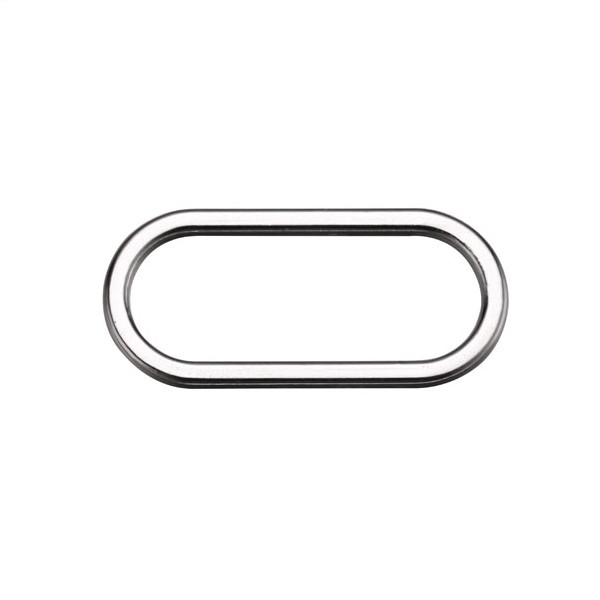 Регулируемые овальные овальные кольца ремня бюстгальтера, кольца Swimwear металл