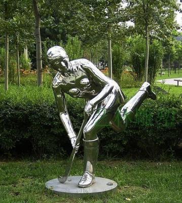 Gray Iron Rodin Portrait Sculpture , 304 Stainless Steel Sculpture Human Figure