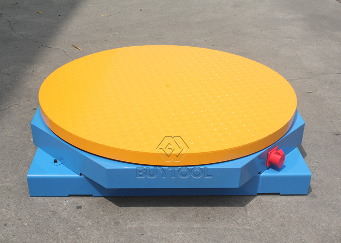Низкопрофильный 1000kg оборудования оболочки паллета Turntable паллета привел упаковку в действие