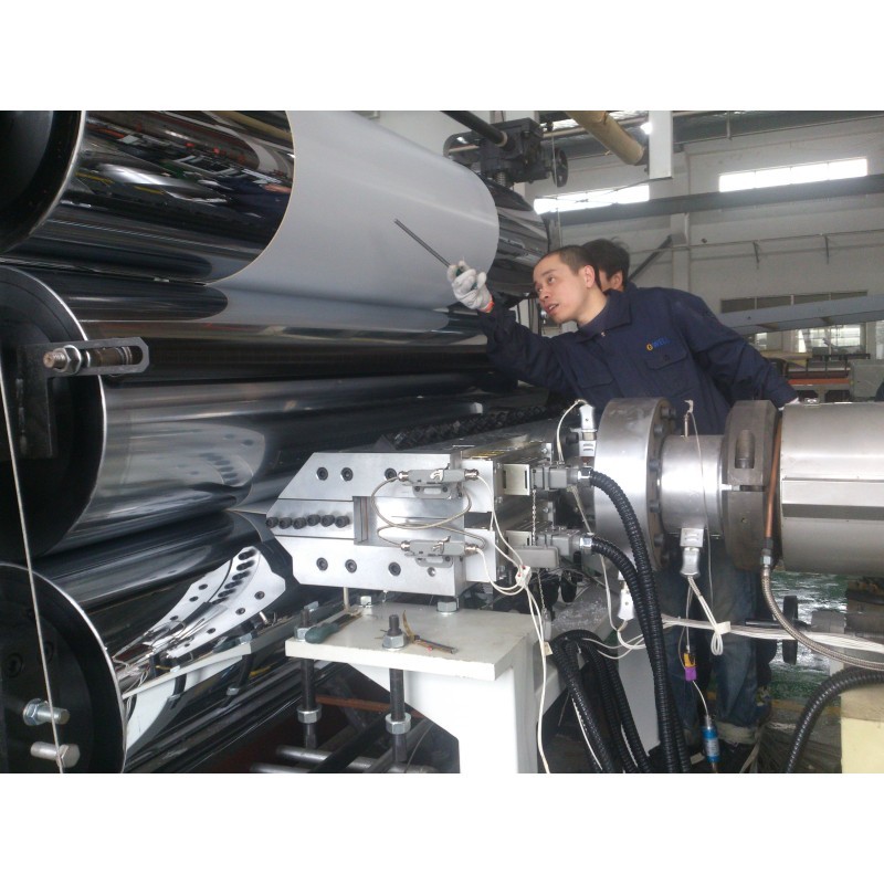 1800mm Transparent Hard Film PVC Sheet Extrusion Machine Equipment