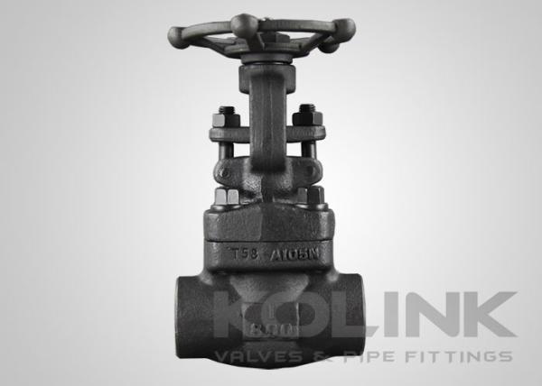 Vanne à soupape en acier forgé soudée par emboîtement, classes 800-2500