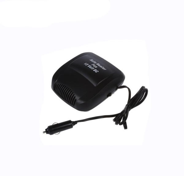 Uma cor portátil do preto dos calefatores 150w do carro da garantia do ano com interruptor morno fresco