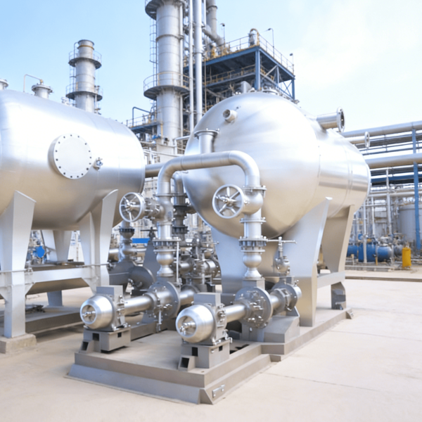 High Strength Material Construction Petrochemical Process Separator with Automated Control and Certified Pressure Capability