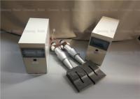 Transductor del generador de la soldadura ultrasónica de 15 kilociclos con el moldeado cuadrado del cuerno del aumentador de presión
