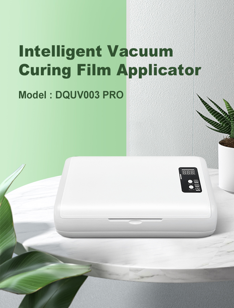 DAQIN DQUV003 PRO Portable UV Curing Vacuum Laminator for 3D Curved Hydrogel TPU Screen Protector Film