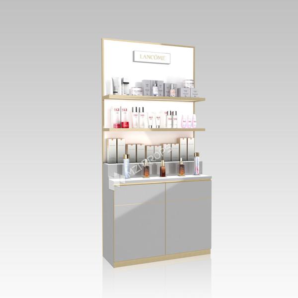 Skincare Store Display Furniture Cosmetic Shop Cabinet with LED Lightbox for Perfume Shop Fitting and Beauty Shop Display Fixtures