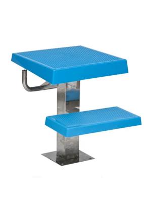 Two Steps Swimming Pool Diving Platform , Durable Swimming Pool Starting Block