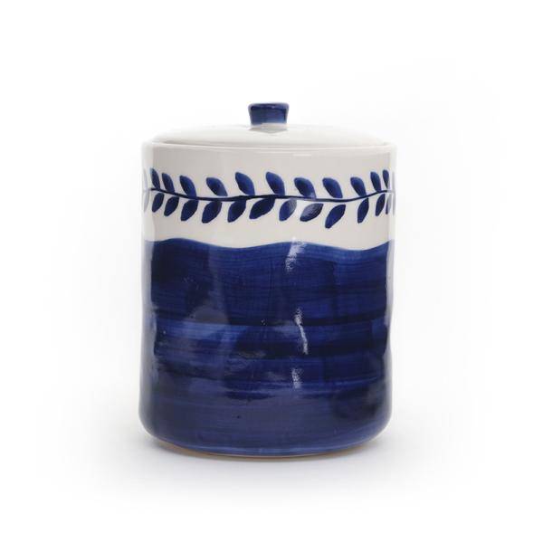 Белый домашний каменный кофейный контейнер Кухня Кофе Сахарный чай Круглый керамический контейнер с крышкой