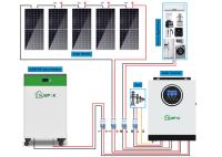 Sistema híbrido solar de sistema de energia 8kw de painel do conjunto completo da casa 10kw 15kw 20kw