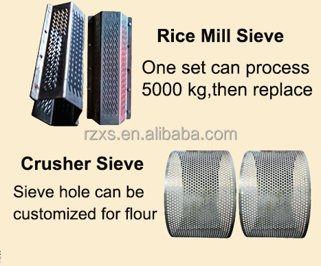 Polvillador de rodillos de martillo de molino de arroz Auto Sella para mini fresadoras combinadas pequeñas