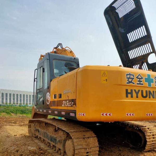 Hot Sale Second Hand Diggers Hyundai 215 Excavator Used Hyundai Crawler Excavators