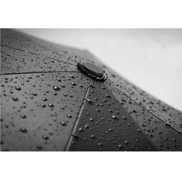 Customized Print Logo DIY Umbrella with Black Steel Shaft and 190T Pongee Fabric