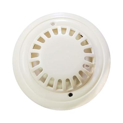 Détecteur de fumée industriel DC12-24V à 4 fils, alimenté par boucle, avec système de montage DIN-Rail et D105mm