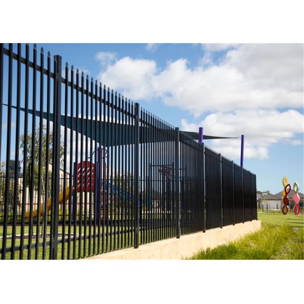 professional galvanized steel picket fence / temporary steel fence panel