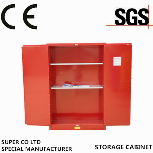 Красный цвет шкафа хранения холоднокатаной стали въедливый химический пожаробезопасный для больницы