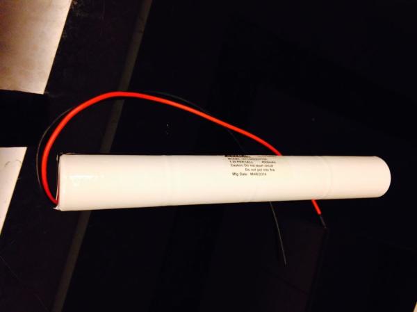 A bateria de Nicd da iluminação de emergência embala a alta temperatura de D4500 3.6V
