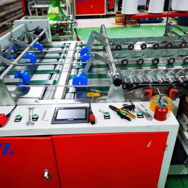 Used Electric Automatic PP Woven Bag Cutting Sewing Machine