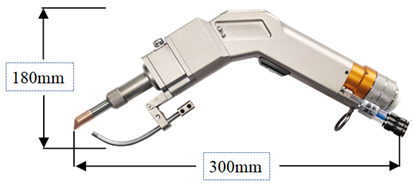 Ручная лазерная сварочная головка из волокна для промышленной сварки 2000 Вт