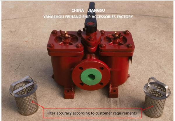 CB/T425-94 double oil filter, duplex crude oil filter price list,double oil strainers, duplex crude oil strainers