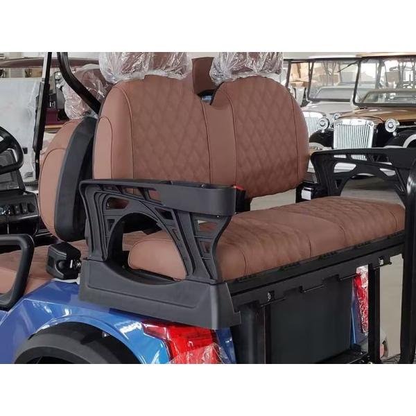 Carton de golf électrique classique 2 + 2 places Couleur et logo personnalisables pour les terrains de golf ou les clubs de golf