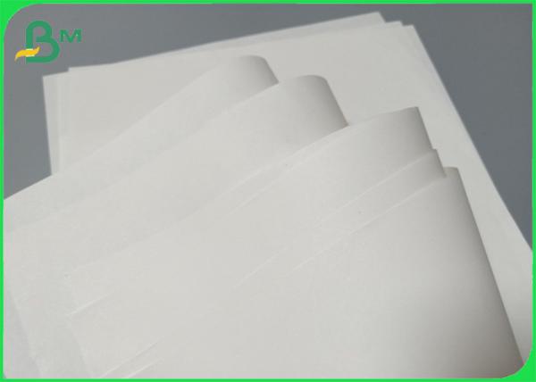 O branco reciclável do produto comestível descorou o papel de envolvimento 70g de Kraft 80g