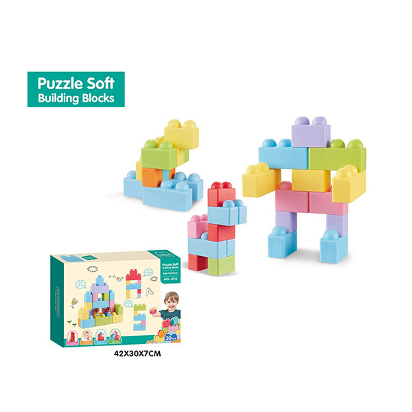 Big Building Blocks Educational Toys Cars And Vehicle For Toddlers 22 Pcs BPA And Phthalate - Free