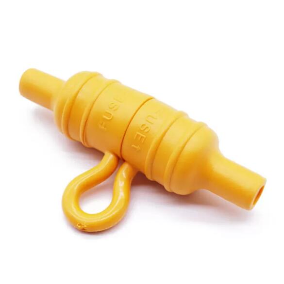 Yellow Orange Plastic Waterproof Inline Glass Fuse holder For 6 X 30mm Fuse