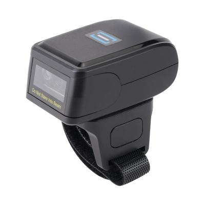 2D doigt portatif Ring Barcode Scanner Bluetooth Wireless pour Mac OS Android