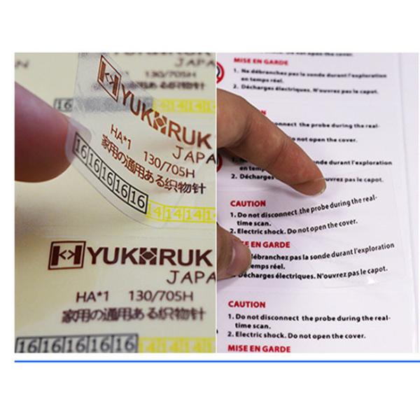 L'autocollant auto-adhésif imprimé parécran en soie marque la longue longévité