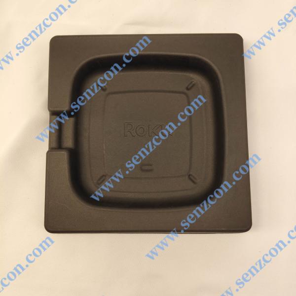 Direct factory supply of electronic products. Black embedded environmentally friendly pulp molding packaging base for TV set-top boxes, which is shockproof and drop-proof.
